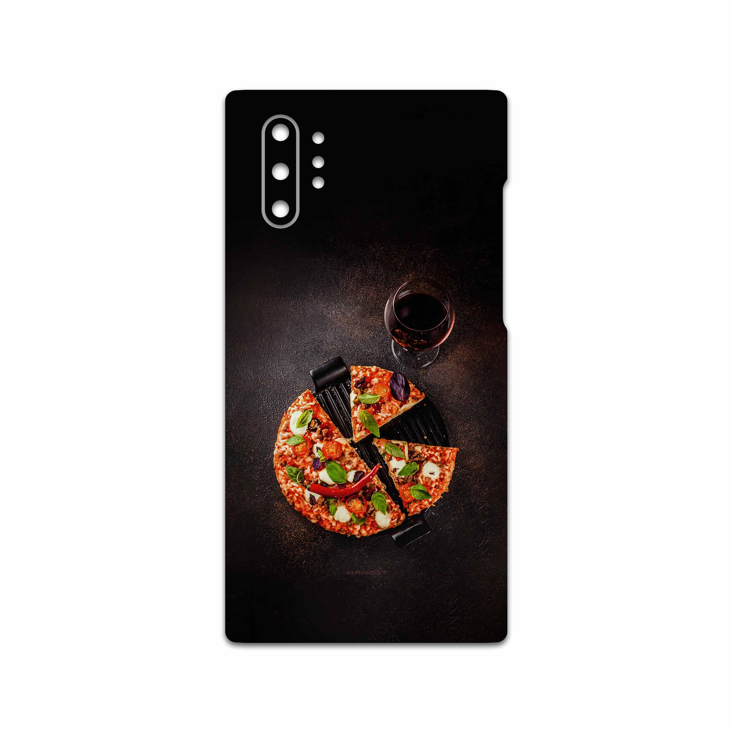 برچسب پوششی ماهوت مدل Pizza مناسب برای گوشی موبایل سامسونگ Galaxy Note 10 Plus