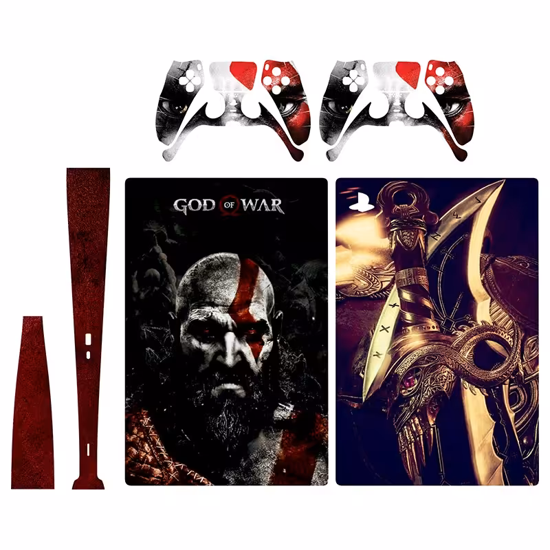 اسکین(برچسب)Playstation 5-مدل دیجیتال -طرح god of war -کد12-سفارشی