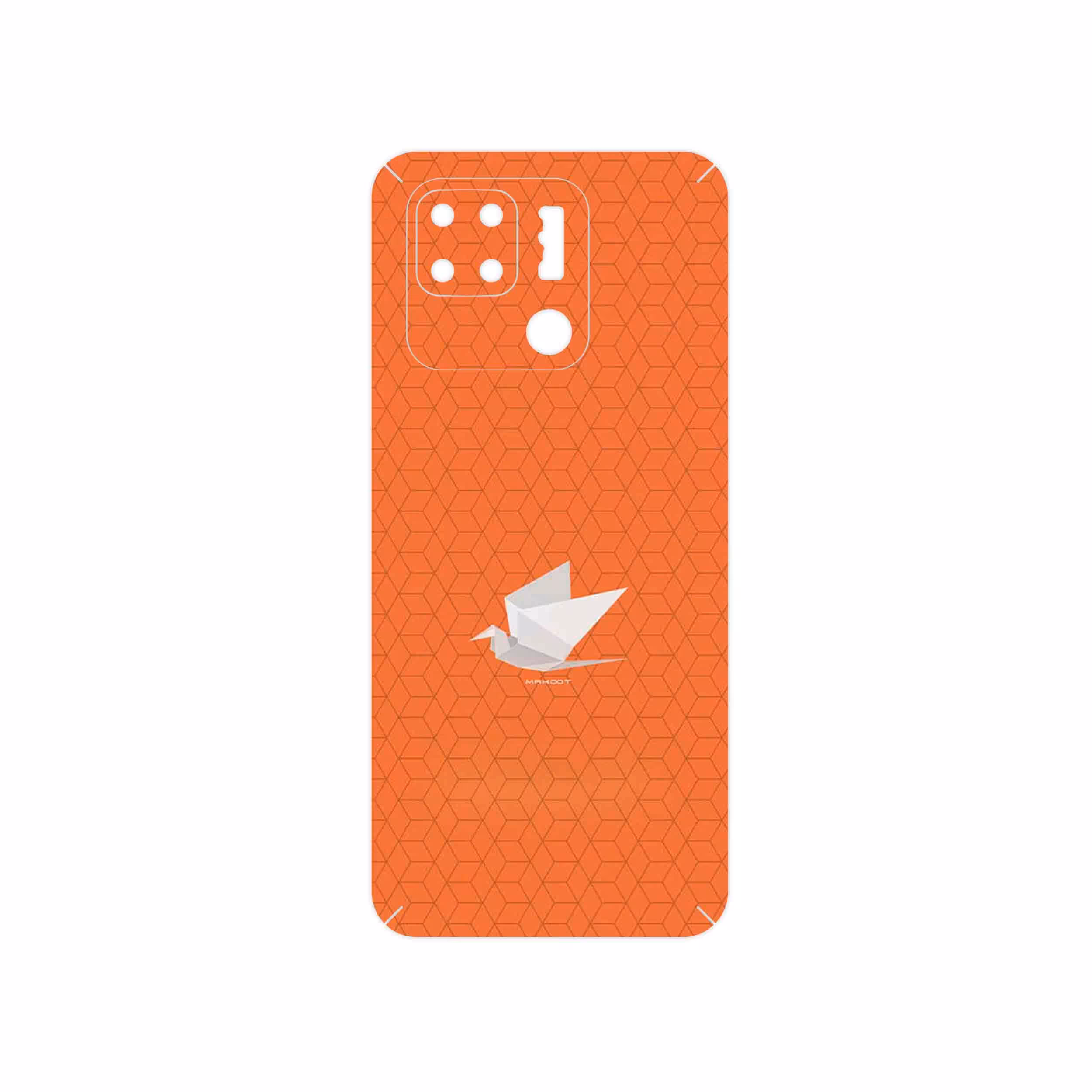 برچسب پوششی ماهوت مدل Minimalist origami bird مناسب برای گوشی موبایل شیائومی Redmi 10C