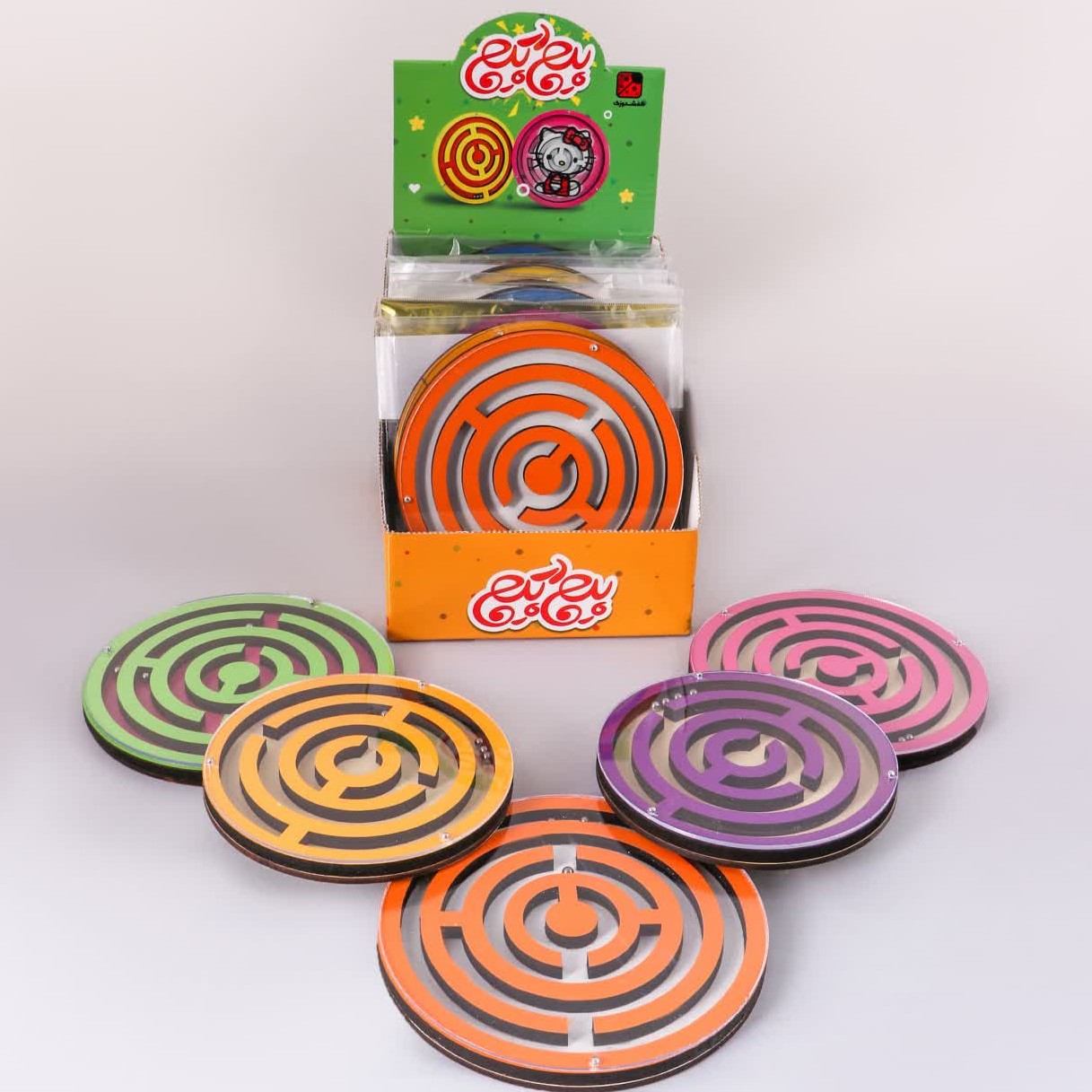 بازی فکری پیچ پیچ سایز 12جنس چوبی عالی و محکم