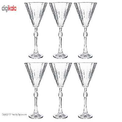 بستنی خوری پاشاباغچه مدل دیاموند کد 440099 بسته 6 عددی