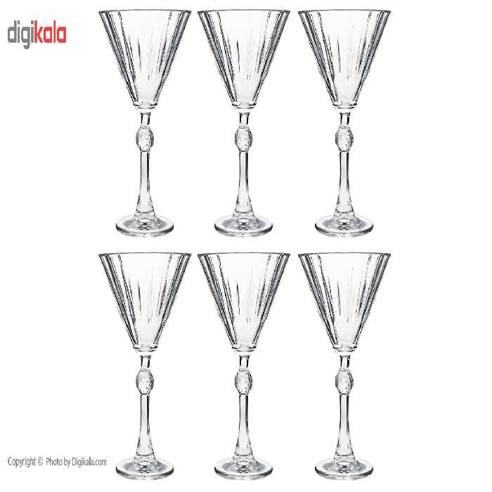 بستنی خوری پاشاباغچه مدل دیاموند کد 440099 بسته 6 عددی