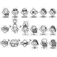 دستمال سر و گردن باف مدل Icarus Grey