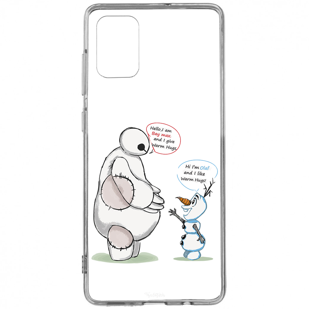 کاور طرح Olaf &amp; Baymax مناسب برای گوشی موبایل سامسونگ Galaxy M51