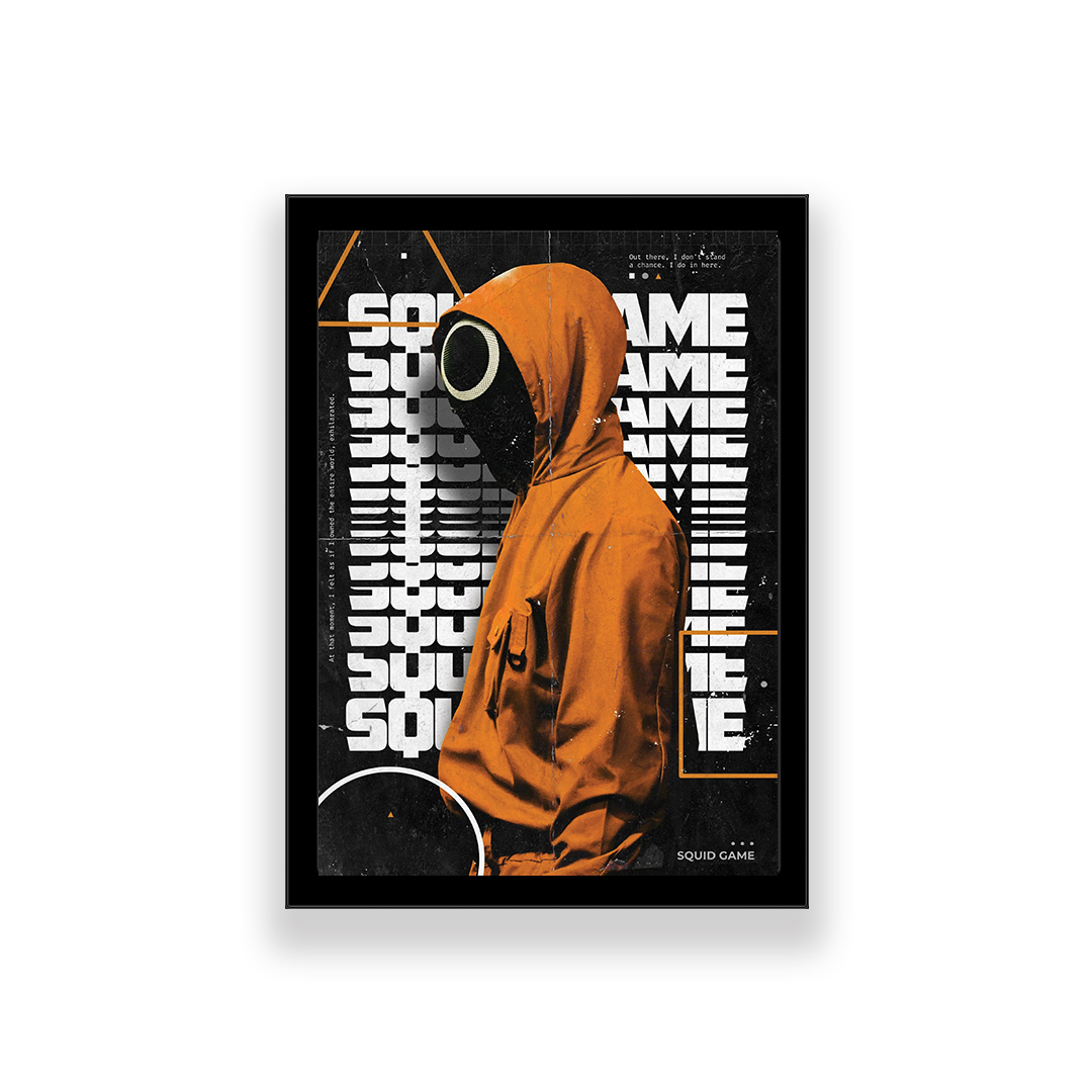 تابلو طرح سریال اسکوئیدگیم 