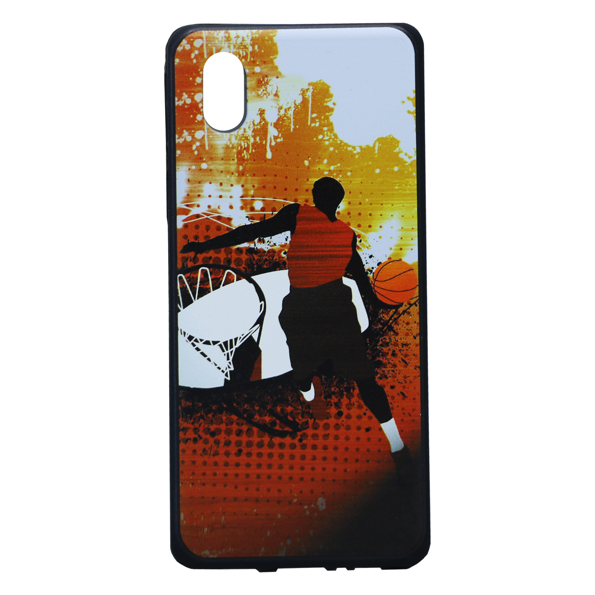 کاور طرح بسکتبالیست مدل Hap_py مناسب برای گوشی موبایل سامسونگ Galaxy A01 Core