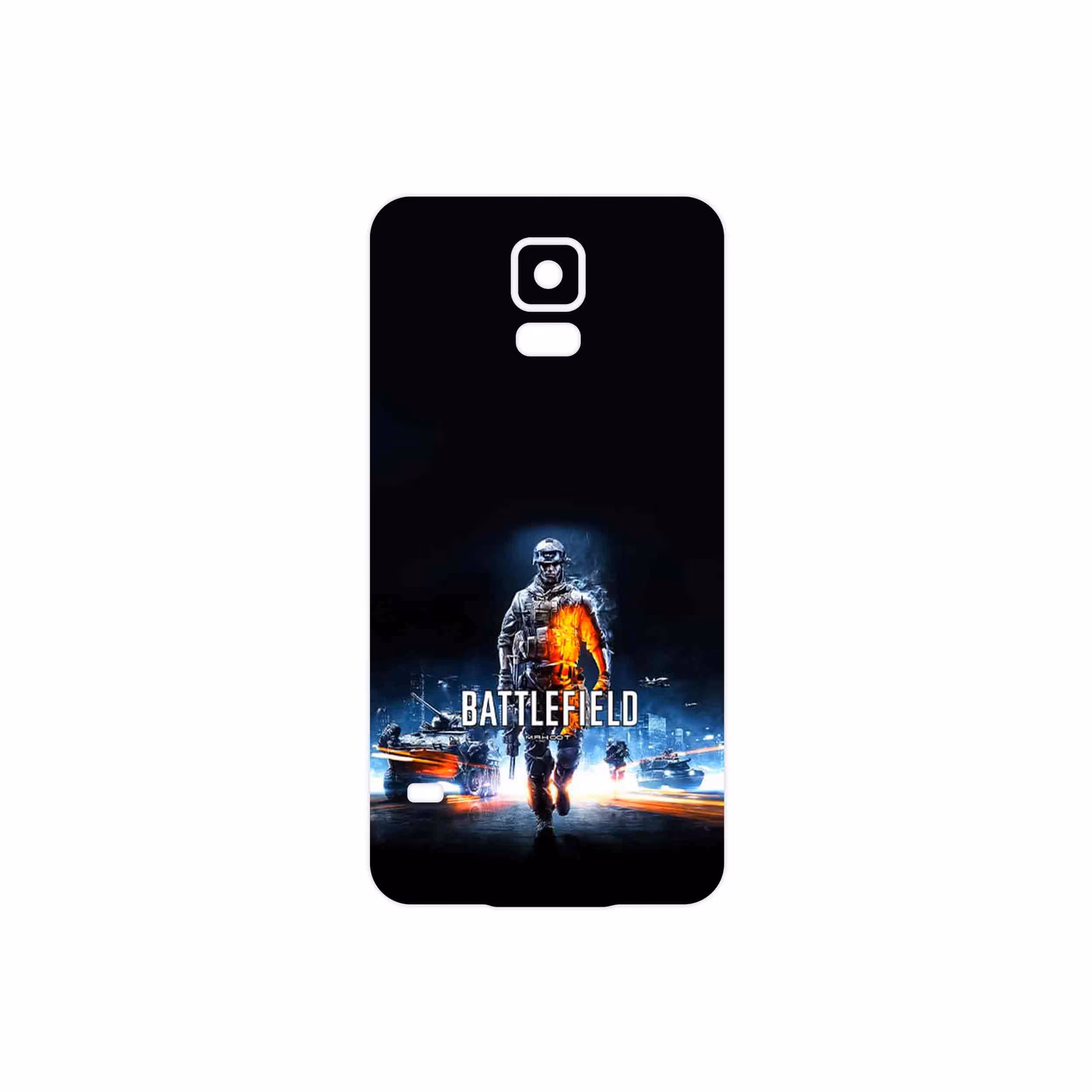 برچسب پوششی ماهوت مدل Battlefield Game Series مناسب برای گوشی موبایل سامسونگ Galaxy S5