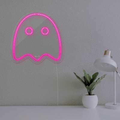 چراغ دیواری نئون دیزاین طرح Packman-2_PN