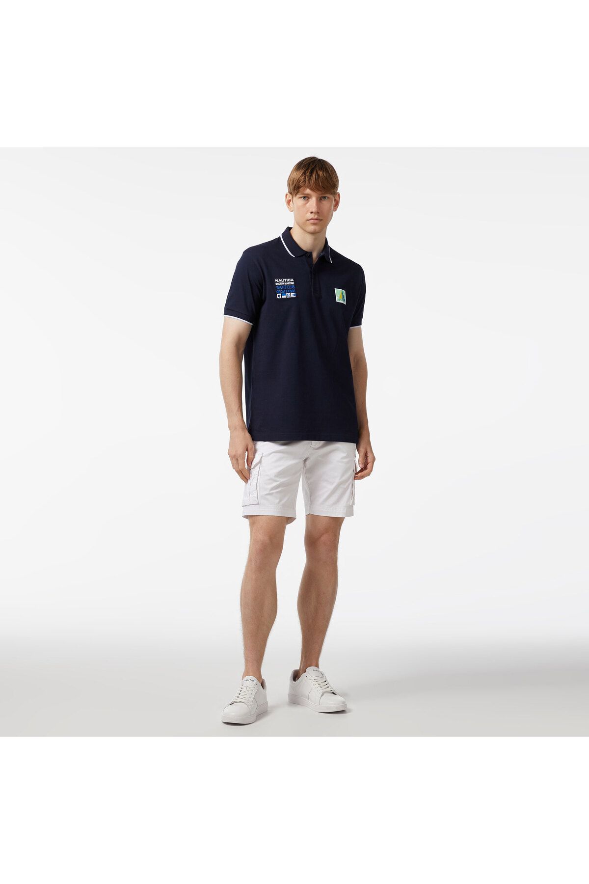 شلوارک و برمودا سفید مردانه پوست اورجینال Nautica