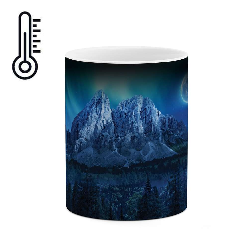 ماگ حرارتی طرح ماه و کوه مدل mgph02846