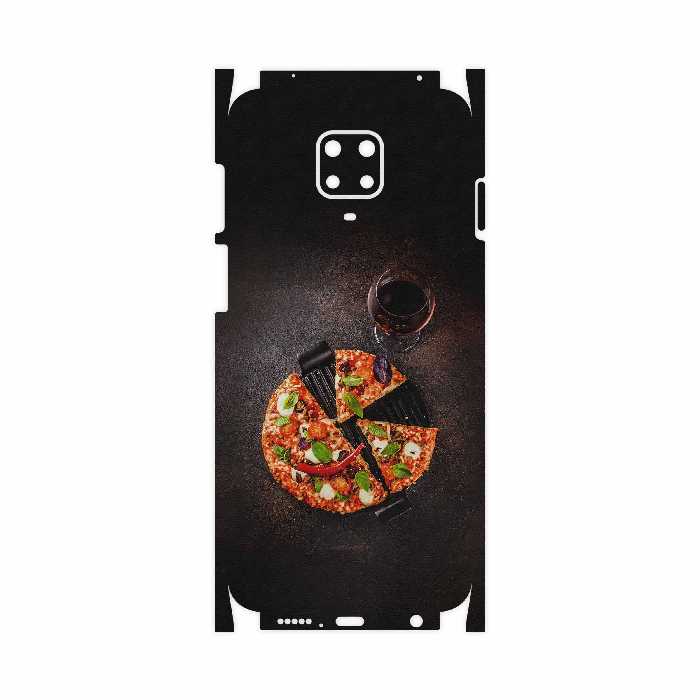 برچسب پوششی ماهوت مدل Pizza-FullSkin مناسب برای گوشی موبایل شیائومی Redmi Note 9 Pro