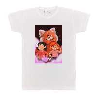 تی شرت بچگانه پرمانه طرح turning red کد pmt.3084