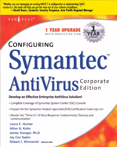 خرید و دانلود نسخه کامل کتاب Configuring Symantec AntiVirus Corporate Edition