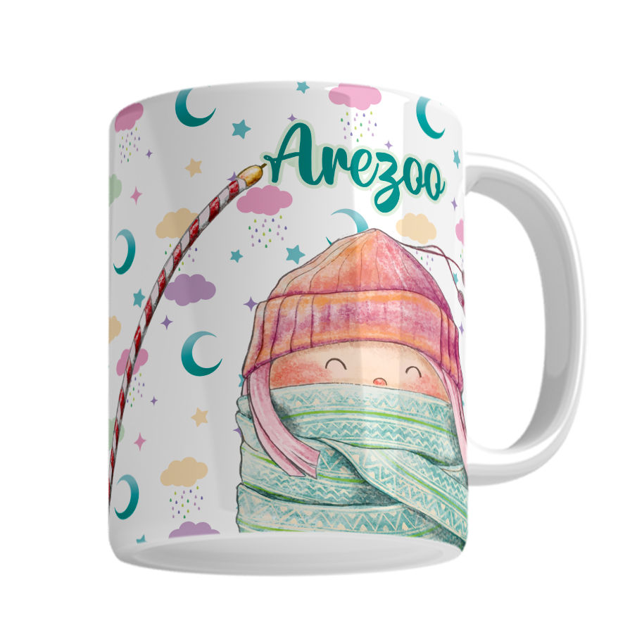  ماگ رژارت مدل اسم آرزو