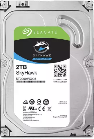 هارد اینترنال 2ترابایت Seagate مدل SURVEILLANCE SKYHAWK ST2000VX008