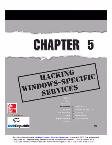 خرید و دانلود نسخه کامل کتاب Windows Server 2003 (Hacking Exposed)