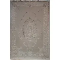 فرش ماشینی زمرد مشهد کد 09 بژ