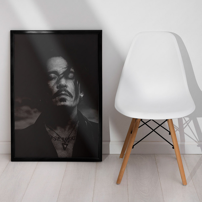 تابلو صبا طرح مدل دکوراتیو طرح جانی دپ | دنیای قاب