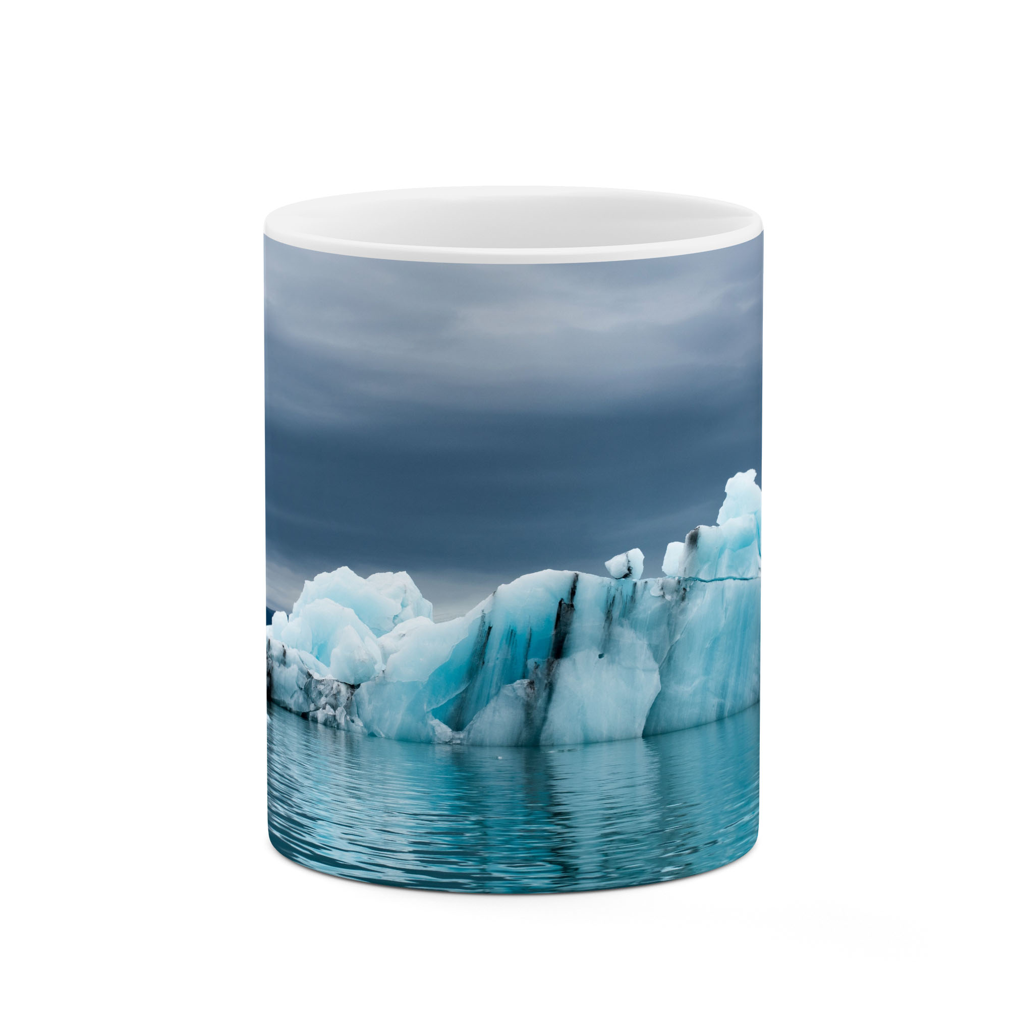 ماگ طرح طبیعت یخی  مدل mgp11225