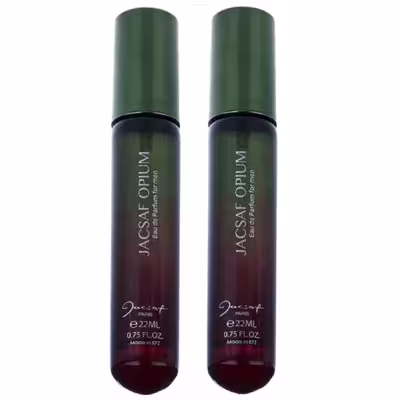 عطر جیبی مردانه ژک ساف مدل Opium حجم 22 میلی لیتر بسته 2 عددی