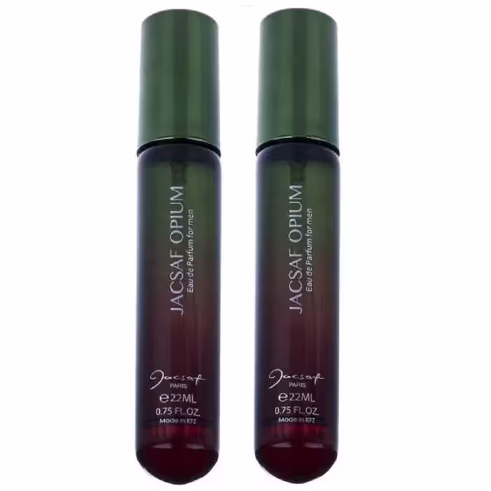 عطر جیبی مردانه ژک ساف مدل Opium حجم 22 میلی لیتر بسته 2 عددی