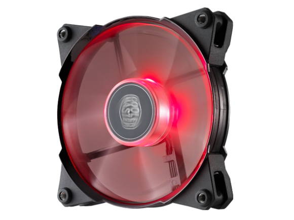 فن کیس کولر مستر JetFlo LED 120mm Case Fan - Red