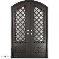 درب مدرن فرفروژه فلزی لابی کد 2130