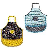 پیشبند فانتزی توردار قابل اجرا در طرح و پارچه دلخواه شما