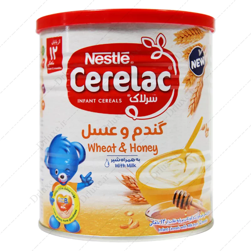 مشخصات، قیمت و خرید سرلاک گندم و عسل به همراه شیر نستله - دکترلوکس