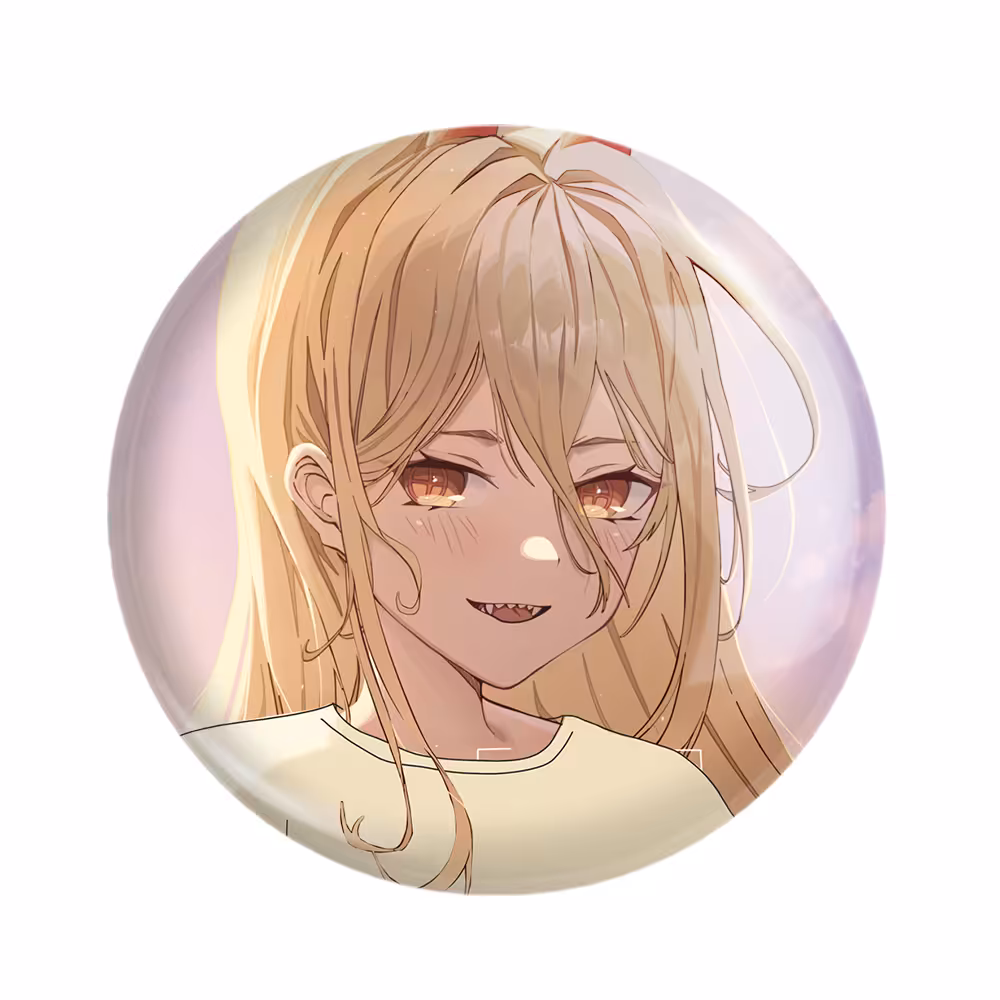 پیکسل خندالو مدل ماکیما انیمه مرد اره ای Chainsaw Man کد 23165