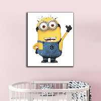 تابلو شاسی آتریسا مدل اتاق کودک طرح مینیون