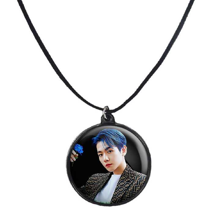 گردنبند پرمانه طرح exo کد pmb.14106 مدل دو طرفه