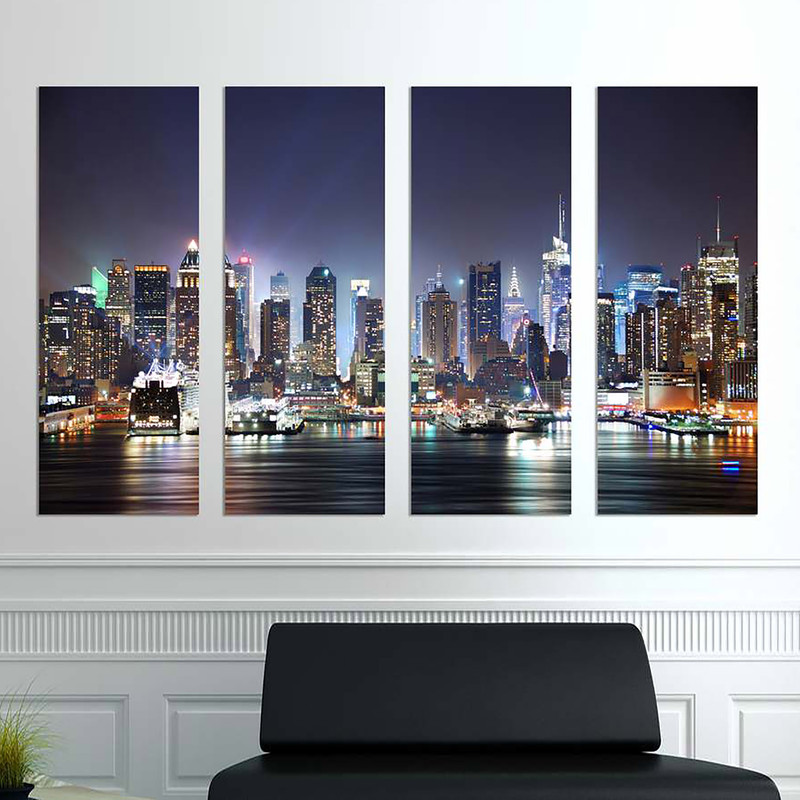 تابلو شاسی دنیای قابمدل 258 مجموعه 4 عددی | دنیای قاب