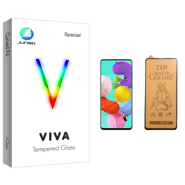 محافظ صفحه نمایش سرامیکی جانبو مدل Viva Glass مناسب برای گوشی موبایل سامسونگ Galaxy A51 | کالا برتری