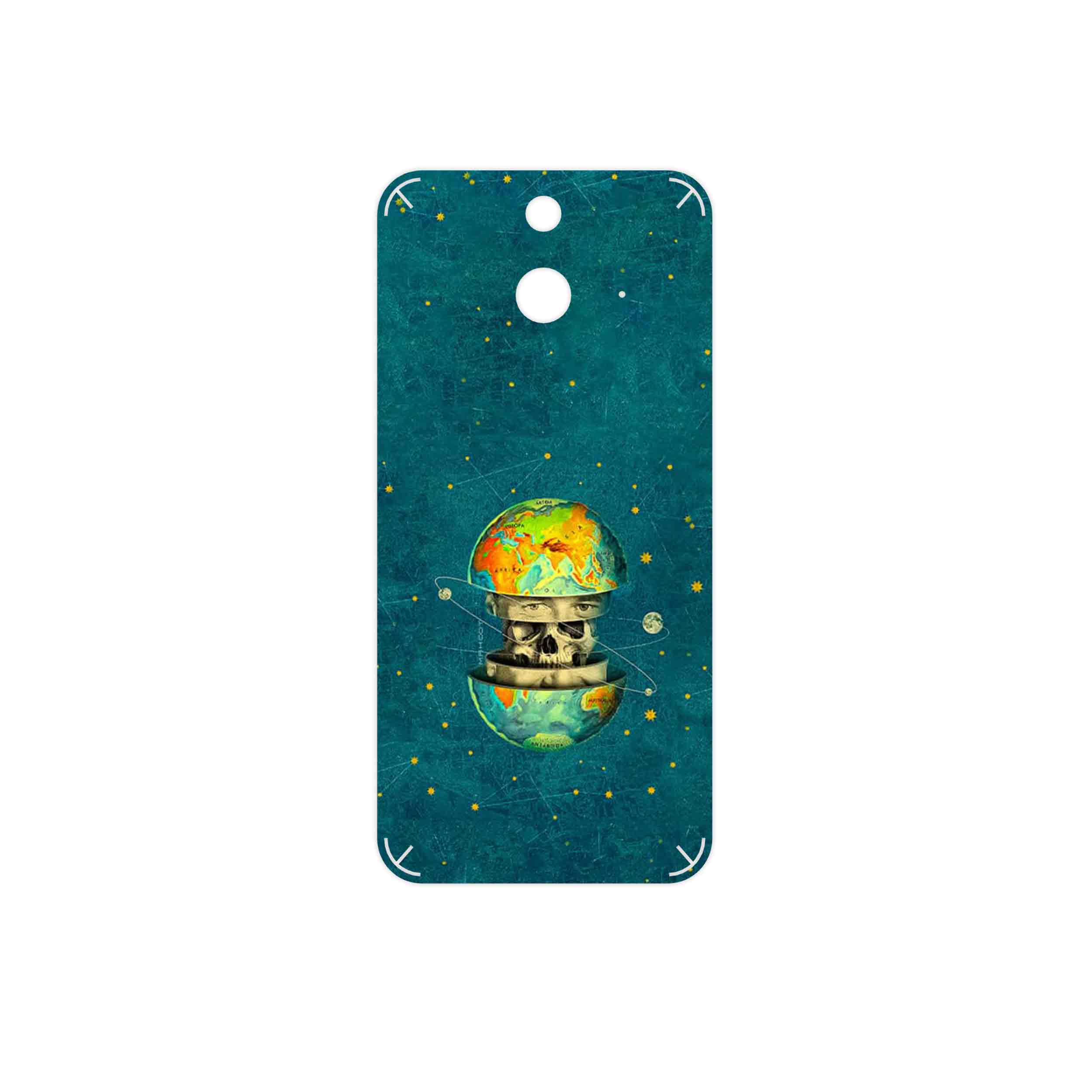 برچسب پوششی ماهوت مدل Collage of Earth Face مناسب برای گوشی موبایل اچ تی سی One E8