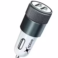 شارژر فندکی 2.4 آمپر 2 سوکت اکسپلور مدل XPXX-2UM کیفیت عالی