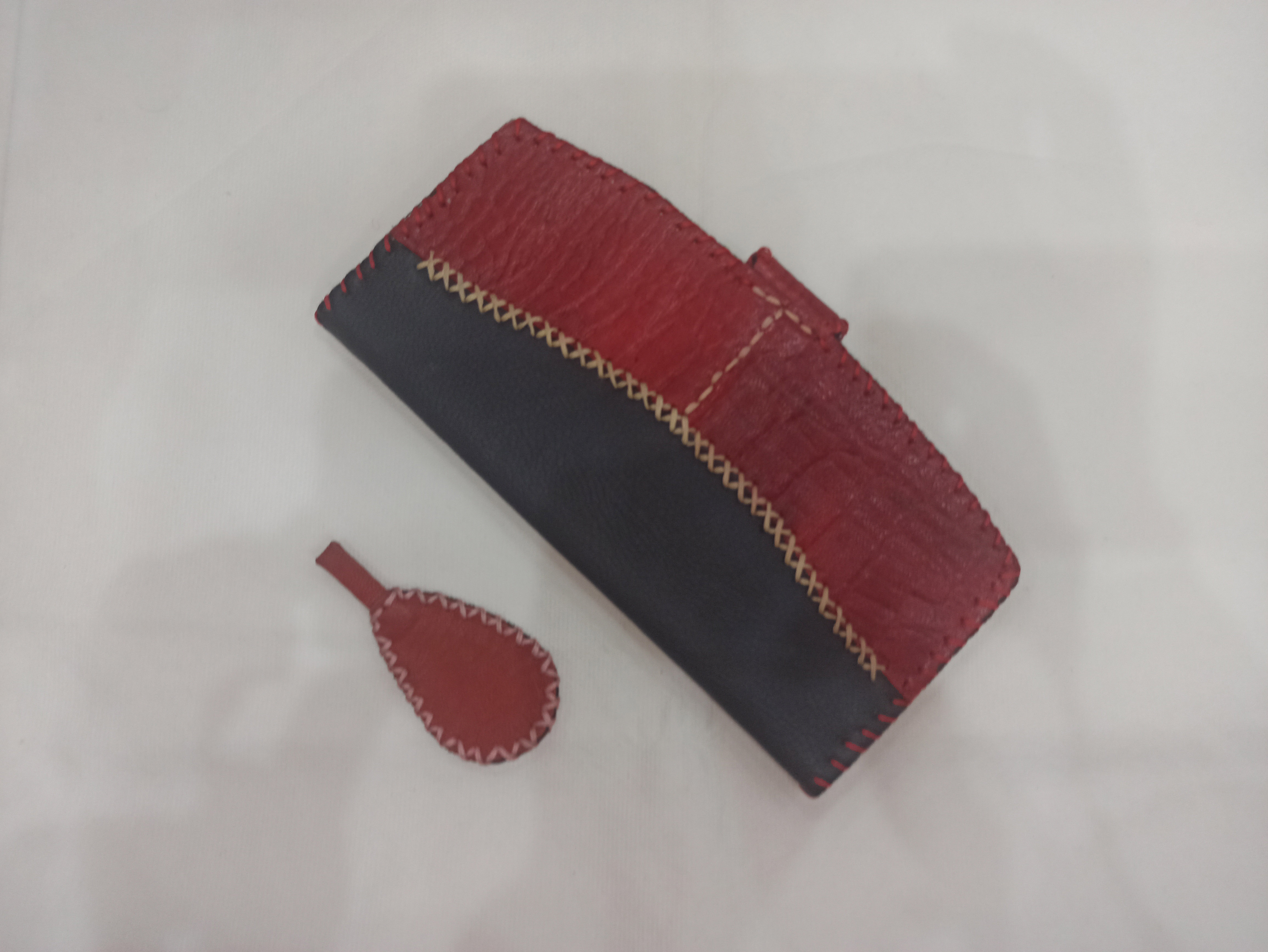 ست کیف پول جیبی چرمی و جا کلیدی کد  5