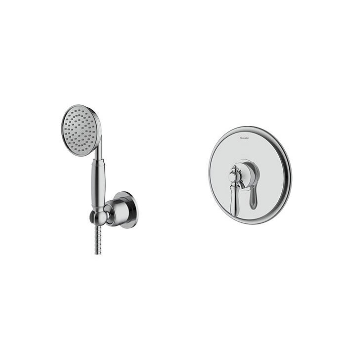 شیر حمام توکار شودر مدل زیگموند تیپ 2 - BRASS