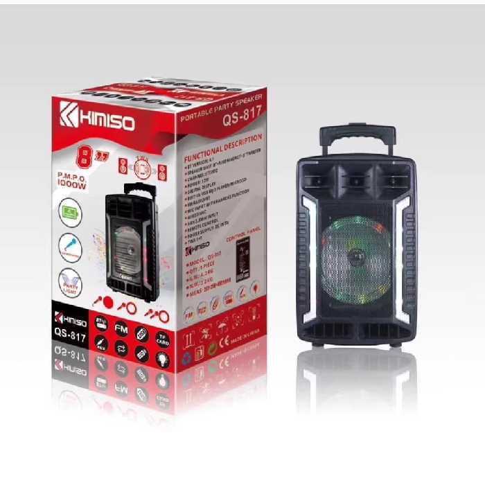 اسپیکر شارژی KIMISO 817 - یاسین کامپیوتر