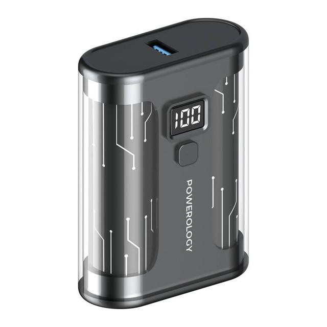 پاوربانک پاورلوژی مدل PPBCHA24 ظرفیت 10000 میلی آمپر ساعت | کالا مکس