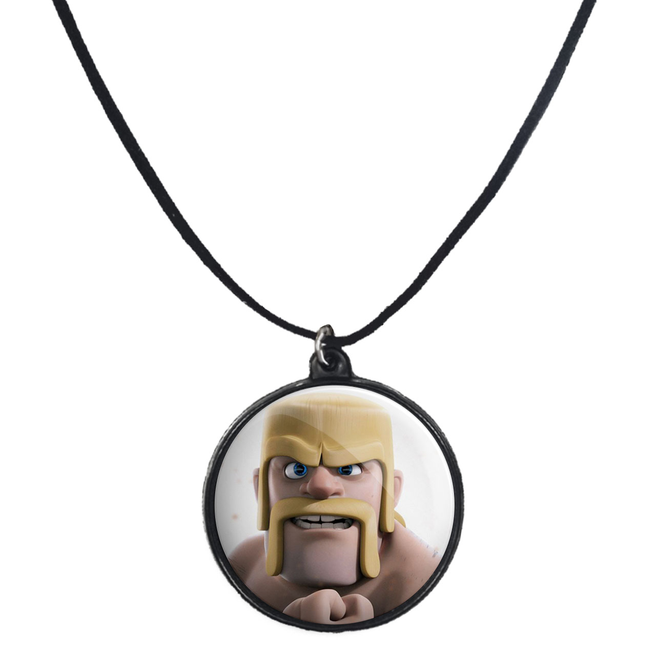 گردنبند پرمانه طرح clash کد pmb.26489 مدل دو طرفه