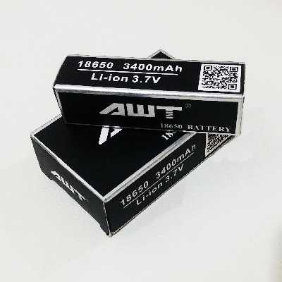 باتری لیتیوم یون قابل شارژ ای دبلیو تی کد 18650 ظرفیت 3400 میلی آمپرساعت