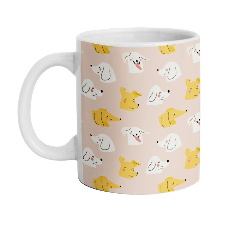 ماگ دارلی طرح فانتزی سگ کد M957