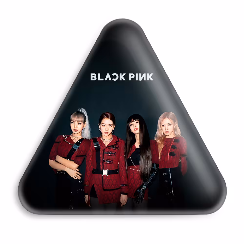 پیکسل خندالو طرح گروه بلک پینک مدل مثلثی کد 2801
