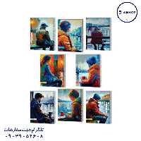 دفتر 100 کلاسیک جلد سخت کد 16 عرش