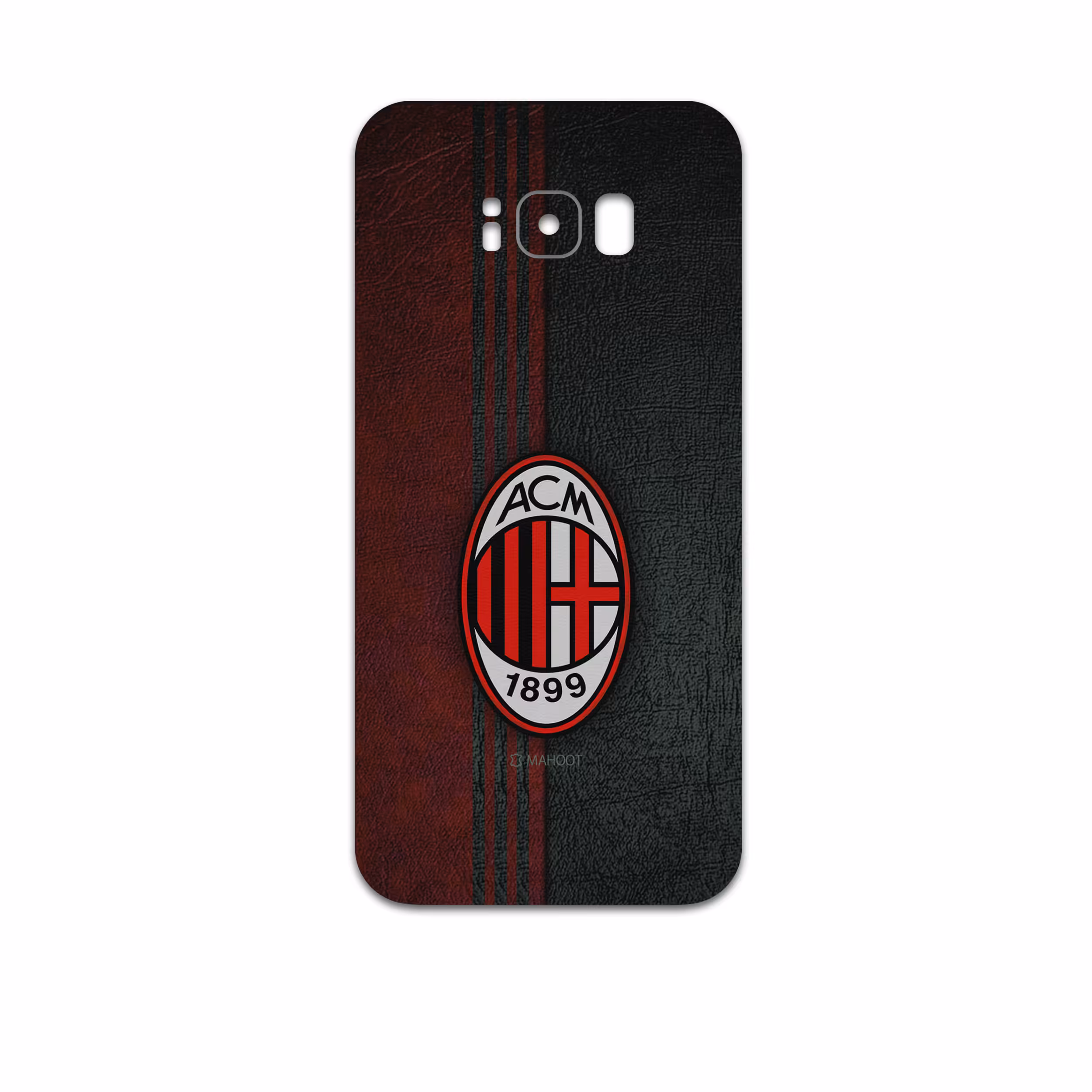برچسب پوششی ماهوت مدل AC-Milan-FC مناسب برای گوشی موبایل سامسونگ Galaxy S8 Plus