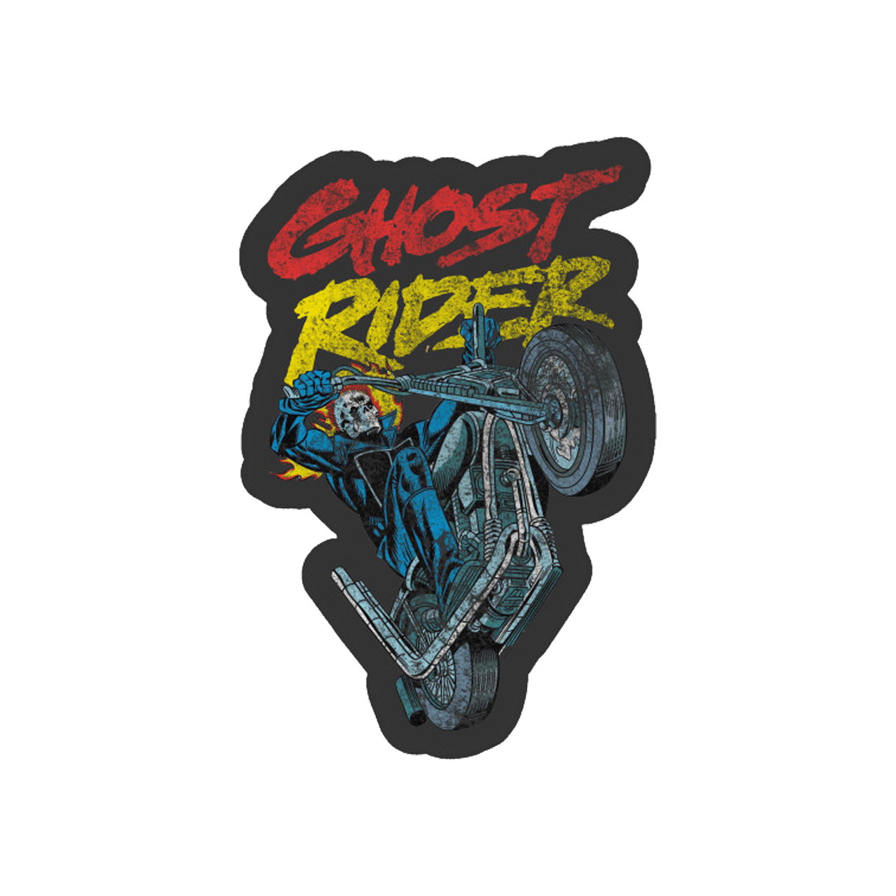 استیکر تزئینی موبایل طرح Ghost Rider Marvel مدل STM991