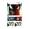 برچسب ایکس باکس 360 توییجین وموییجین مدل آرکید Spiderman 12 مجموعه 4 عددی