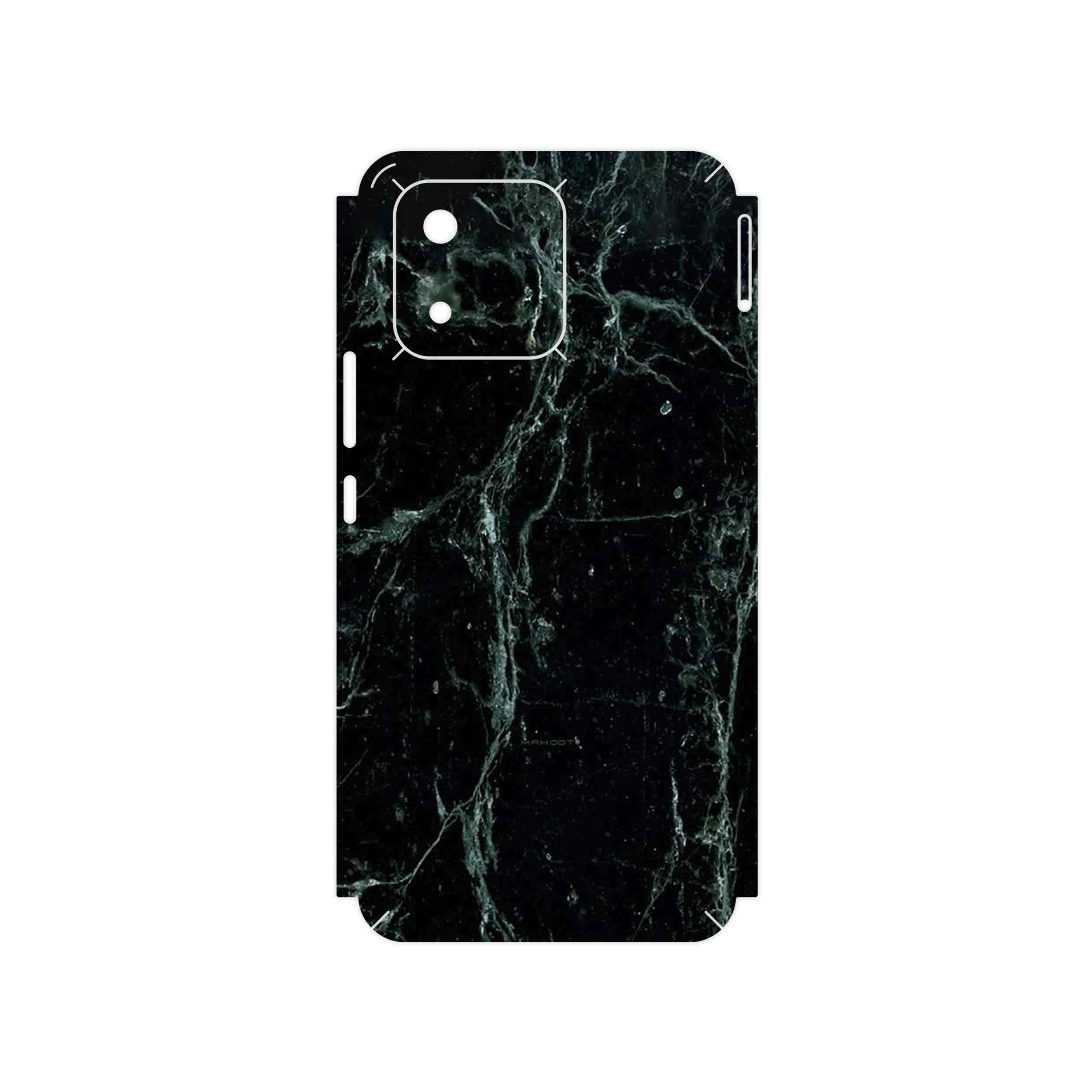 برچسب پوششی ماهوت مدل Graphite_Green_Marble مناسب برای گوشی موبایل آنر X5