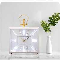 ساعت رومیزی آرتمیس کد 2032 Light White Gold سفید طلایی روشن